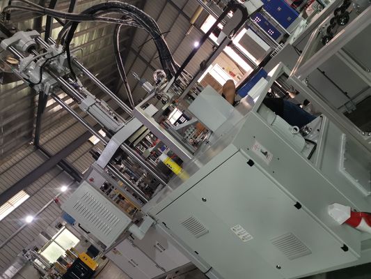 176 Cm3 Teoretyczna objętość strzału, zębowe nici, pionowa maszyna do formowania wtryskowego z tworzyw sztucznych 55T 12kW