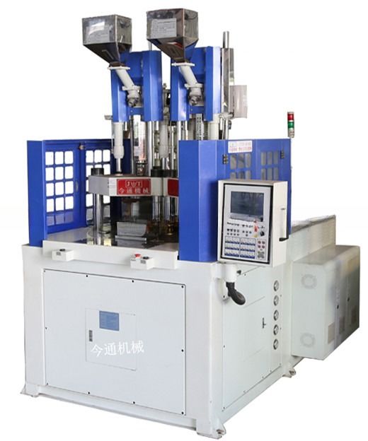 PP podwójnie kolorowy nóż ręcznik pionowy Plastic Injection Moulding Machine JTT-550 2V-3R